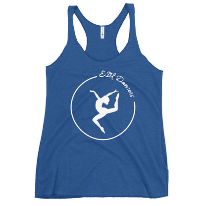 Performance | Thin Racerback Tank Top | EIU Dancers | Lyric Silhouette Logo