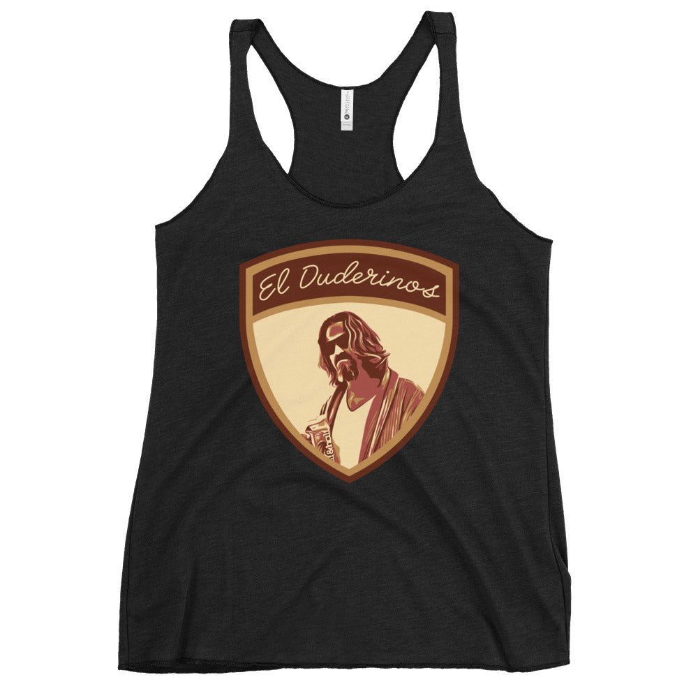 Performance | Thin Racerback Tank Top | El Duderinos | Crest Logo