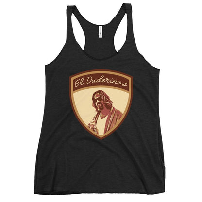 Performance | Thin Racerback Tank Top | El Duderinos | Crest Logo