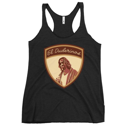 Performance | Thin Racerback Tank Top | El Duderinos | Crest Logo