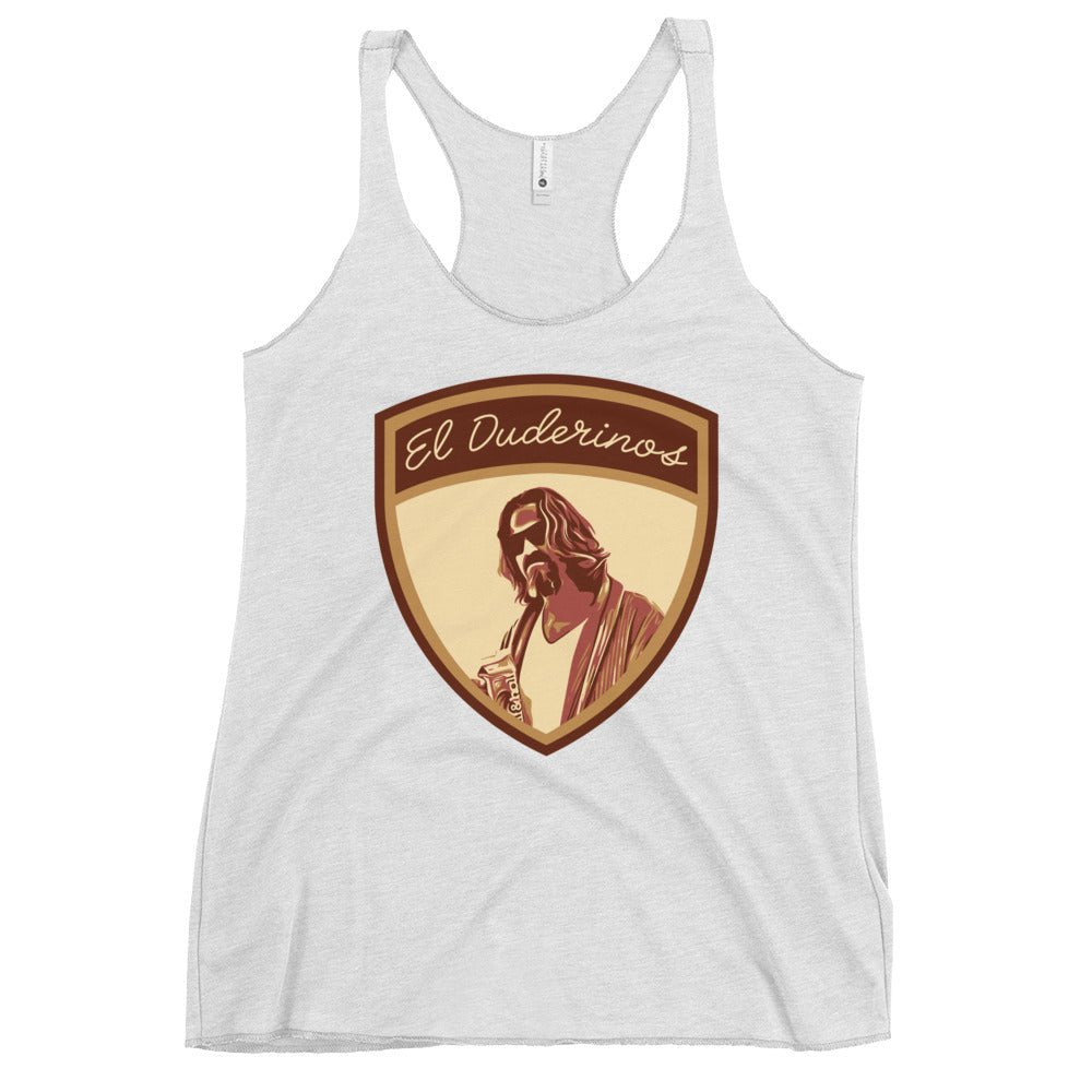 Performance | Thin Racerback Tank Top | El Duderinos | Crest Logo