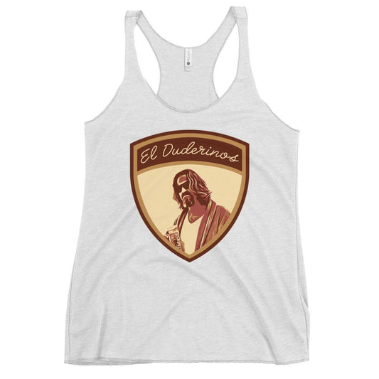Performance | Thin Racerback Tank Top | El Duderinos | Crest Logo