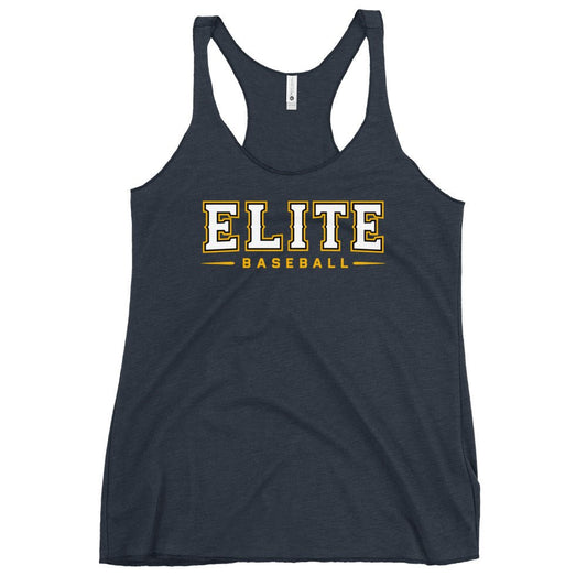 Performance | Thin Racerback Tank Top | Elite Baseball | Vanguard Logo