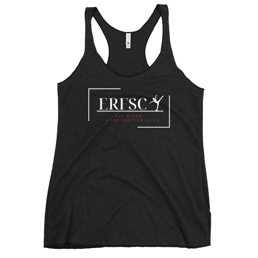 Performance | Thin Racerback Tank Top | Elk River Figure Skating Club | Alt Logo 1