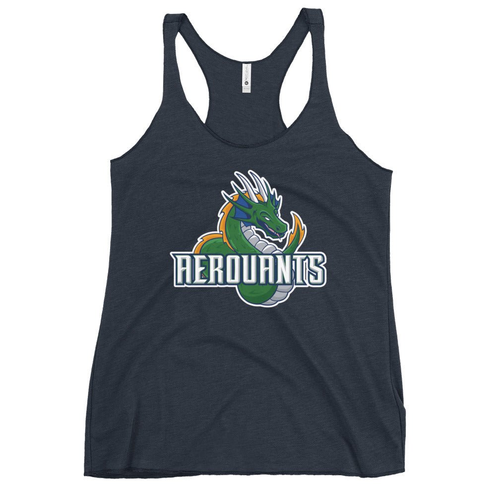 Performance | Thin Racerback Tank Top | Emerald High School Baseball | Dragon Logo