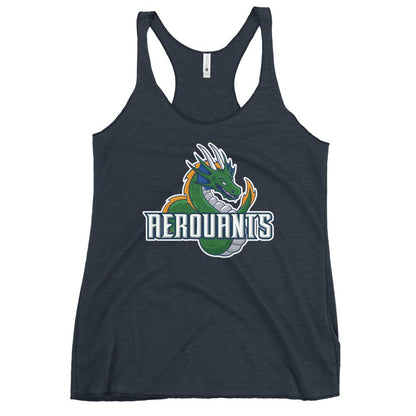Performance | Thin Racerback Tank Top | Emerald High School Baseball | Dragon Logo