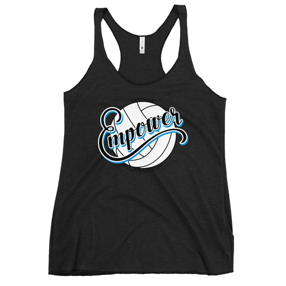 Performance | Thin Racerback Tank Top | Empower Volleyball Club | Emblem Logo