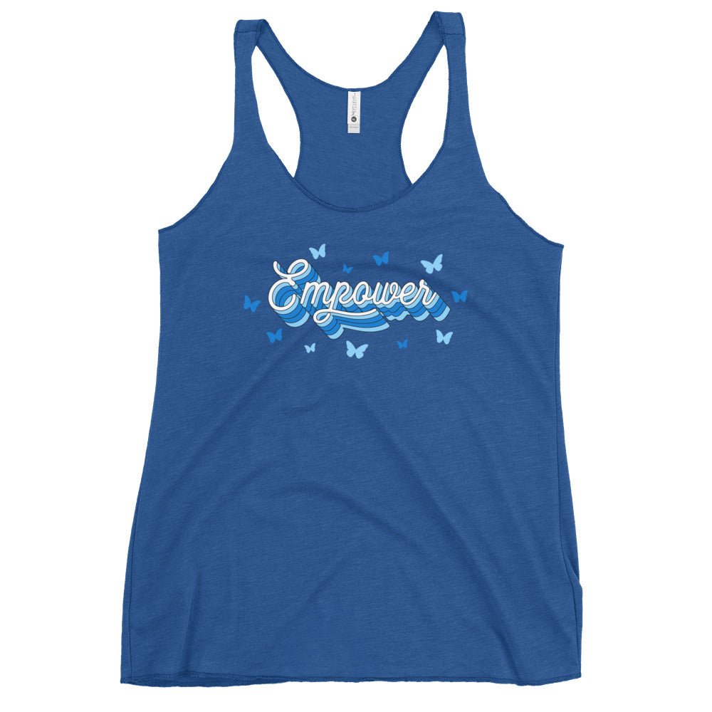Performance | Thin Racerback Tank Top | Empower Volleyball Club | Vanguard Logo