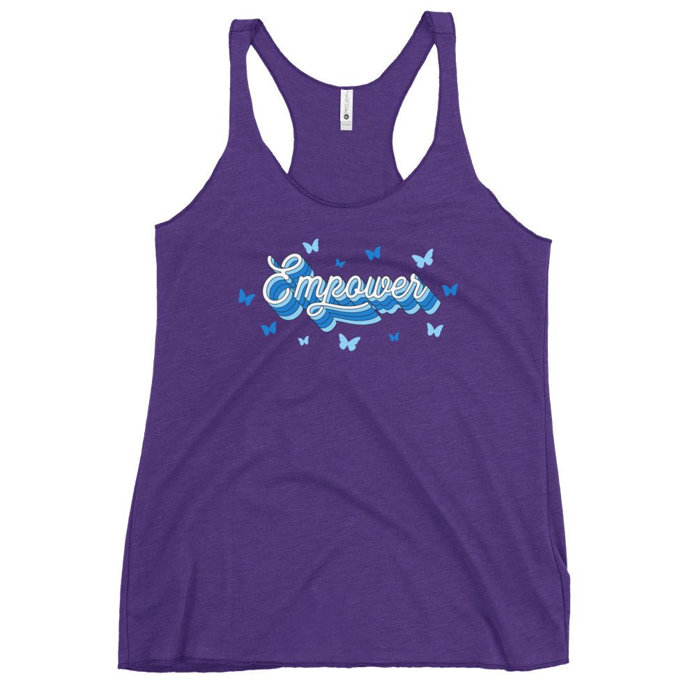 Performance | Thin Racerback Tank Top | Empower Volleyball Club | Vanguard Logo