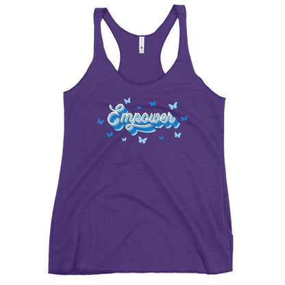 Performance | Thin Racerback Tank Top | Empower Volleyball Club | Vanguard Logo