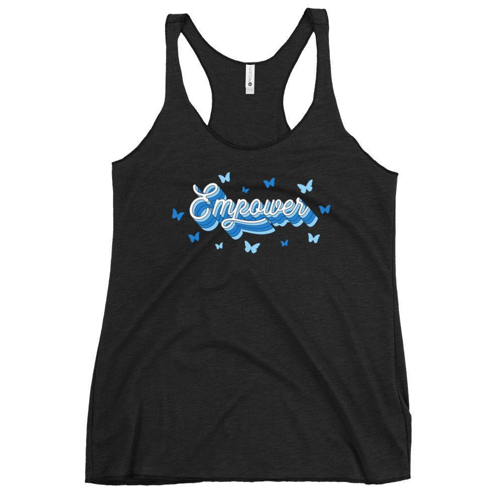 Performance | Thin Racerback Tank Top | Empower Volleyball Club | Vanguard Logo