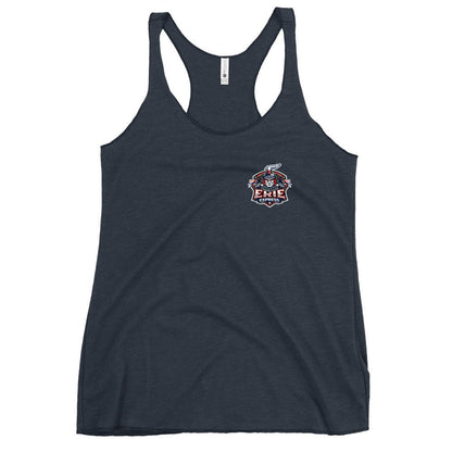 Performance | Thin Racerback Tank Top | Erie Express Football | Badge Logo