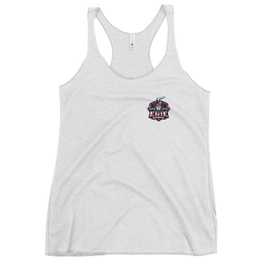 Performance | Thin Racerback Tank Top | Erie Express Football | Badge Logo