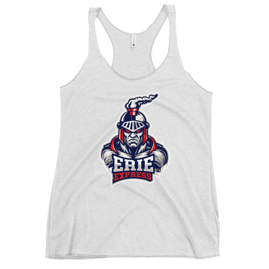 Performance | Thin Racerback Tank Top | Erie Express Football | Mascot Logo