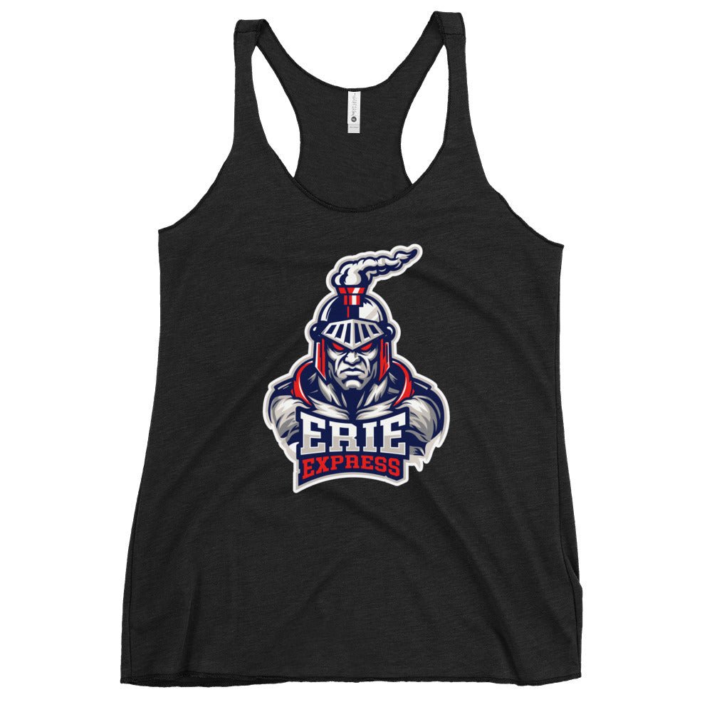 Performance | Thin Racerback Tank Top | Erie Express Football | Mascot Logo