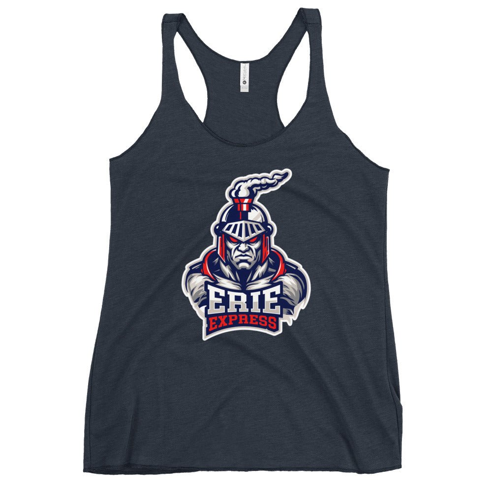 Performance | Thin Racerback Tank Top | Erie Express Football | Mascot Logo
