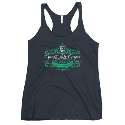 Performance | Thin Racerback Tank Top | Esprit de Corps Dance Co., LLC | Crest Logo