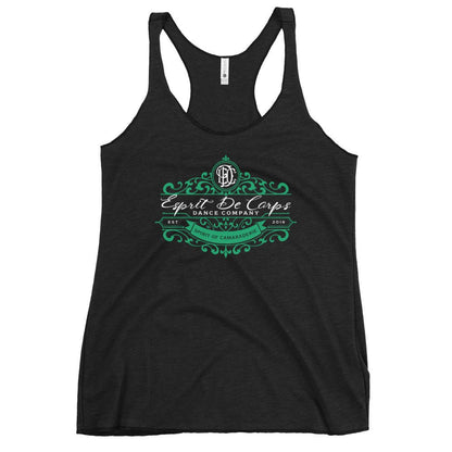 Performance | Thin Racerback Tank Top | Esprit de Corps Dance Co., LLC | Crest Logo