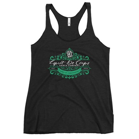 Performance | Thin Racerback Tank Top | Esprit de Corps Dance Co., LLC | Crest Logo