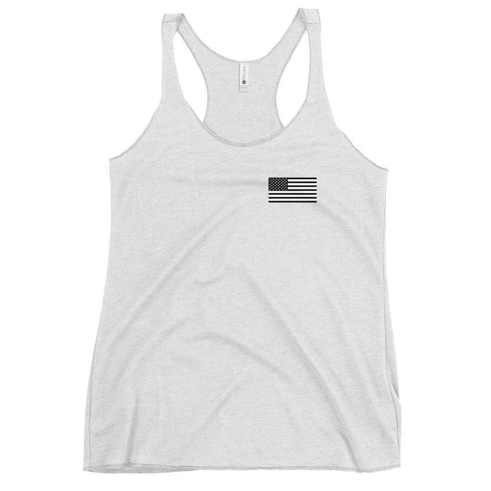 Performance | Thin Racerback Tank Top | F - 60th ADA | Flag Logo
