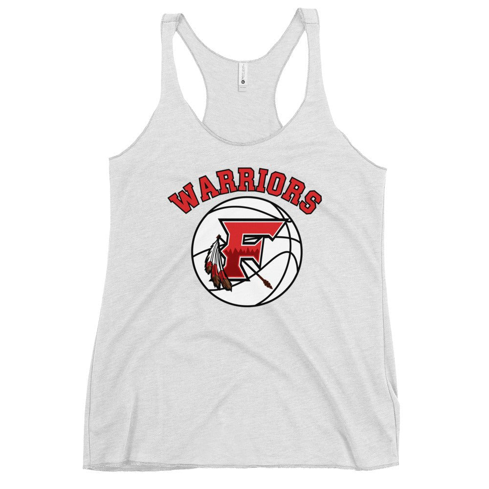 Performance | Thin Racerback Tank Top | Fallbrook Basketball | Warriors Logo
