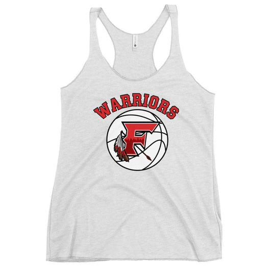 Performance | Thin Racerback Tank Top | Fallbrook Basketball | Warriors Logo