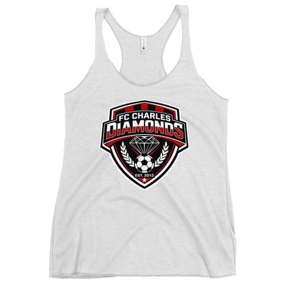 Performance | Thin Racerback Tank Top | FC Charles: Diamonds | Emblem Logo
