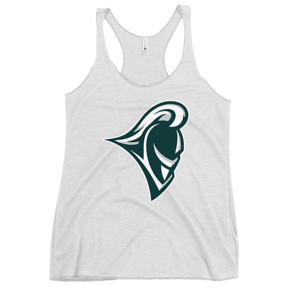 Performance | Thin Racerback Tank Top | Fellowship Christian School | Tidal Spartan Logo