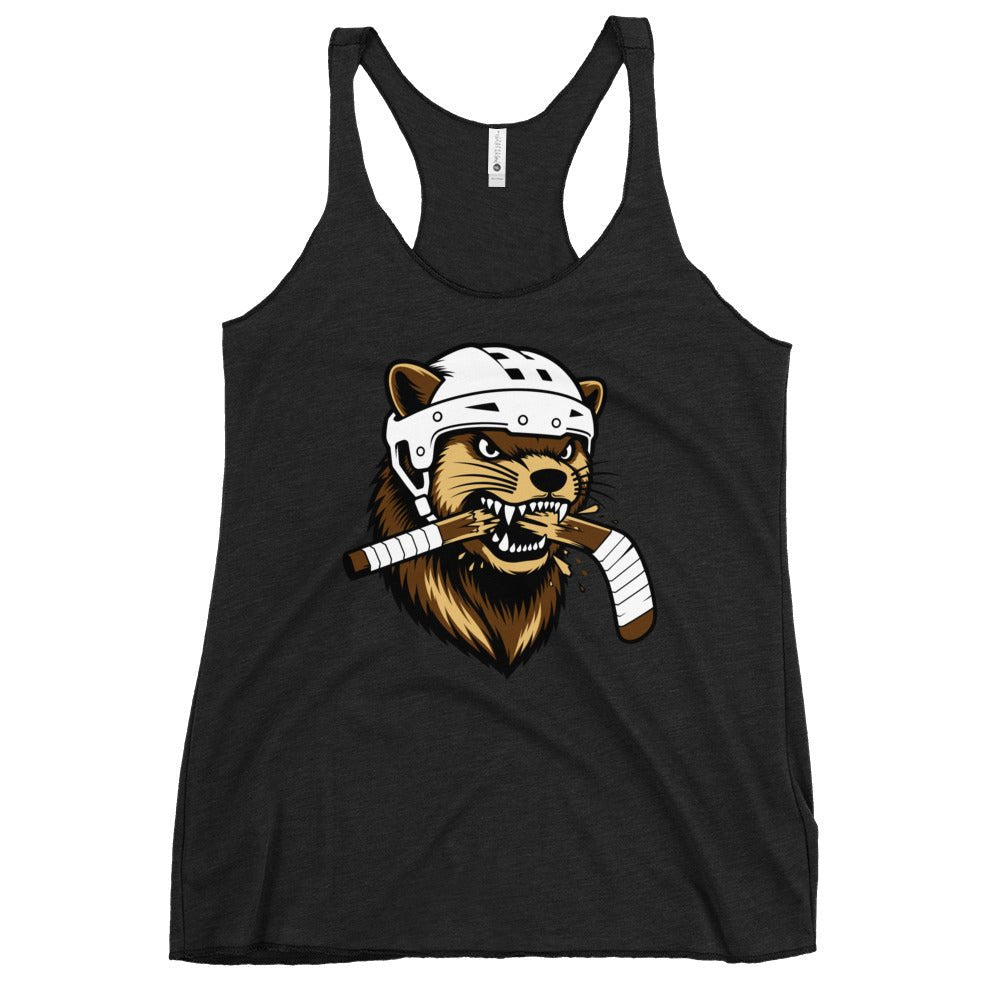 Performance | Thin Racerback Tank Top | Fighting Mongooses Hockey Club | Mascot Logo