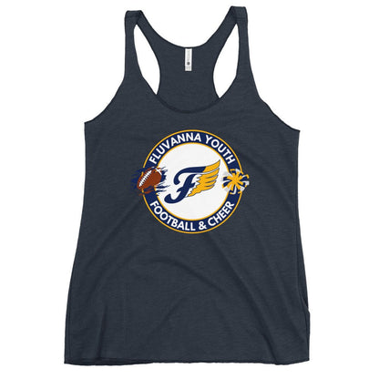 Performance | Thin Racerback Tank Top | Fluvanna Youth Football and Cheer | Badge Logo