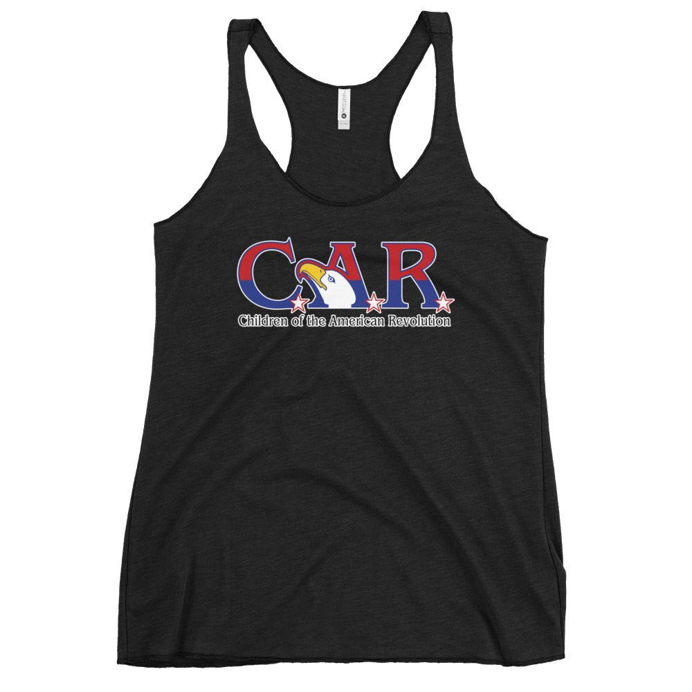 Performance | Thin Racerback Tank Top | Georgia State Society Children of the American Revolution | Mark Logo