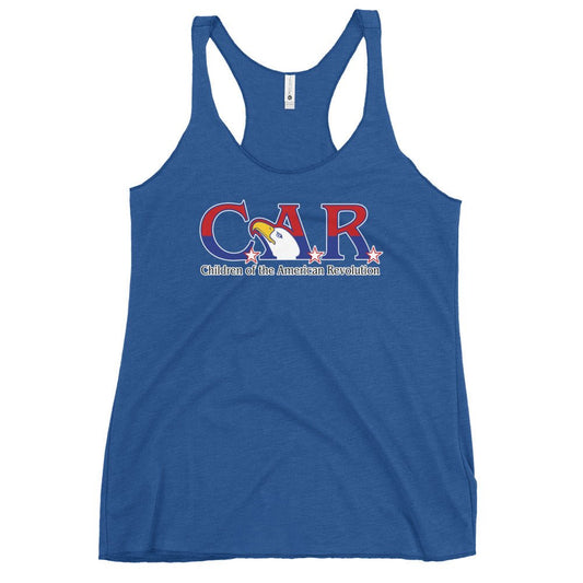 Performance | Thin Racerback Tank Top | Georgia State Society Children of the American Revolution | Mark Logo