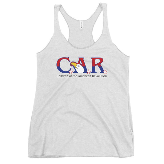 Performance | Thin Racerback Tank Top | Georgia State Society Children of the American Revolution | Mark Logo