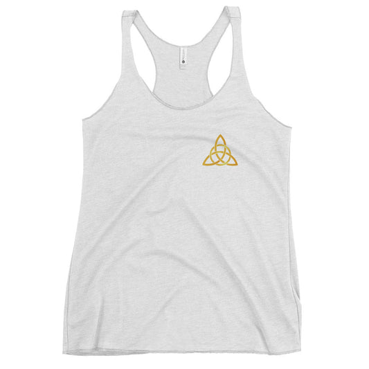 Performance | Thin Racerback Tank Top | Gildea School of Irish Dance | Alt Logo