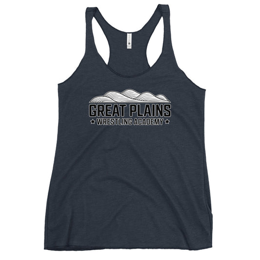 Performance | Thin Racerback Tank Top | Great Plains Wrestling Academy | Crest Logo