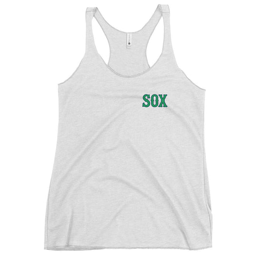 Performance | Thin Racerback Tank Top | Greenville Sox | Emblem Logo