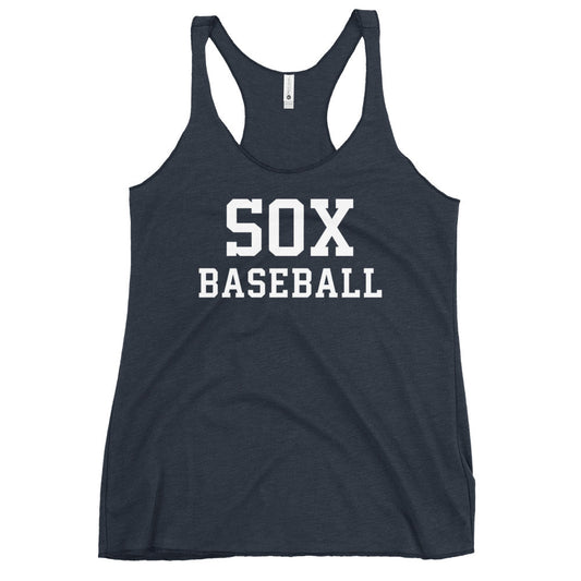 Performance | Thin Racerback Tank Top | Greenville Sox | Lettermark Logo
