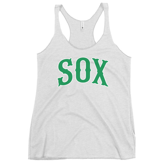 Performance | Thin Racerback Tank Top | Greenville Sox | Script Logo