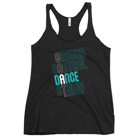 Performance | Thin Racerback Tank Top | Ground Control Studio | Alt Logo