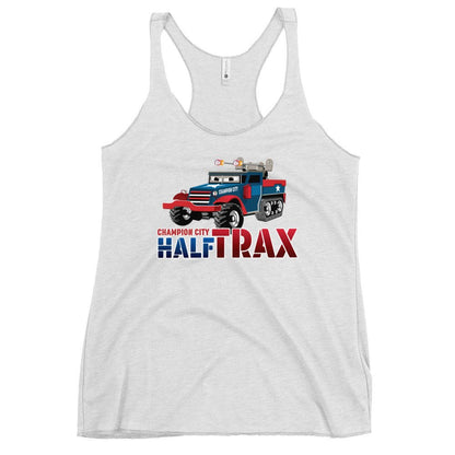 Performance | Thin Racerback Tank Top | Half Trax Baseball | Mascot Logo