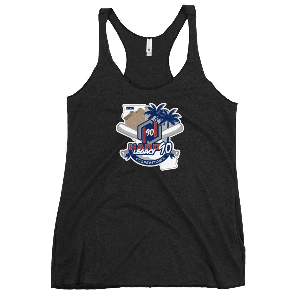 Performance | Thin Racerback Tank Top | Hard 90 Legacy | Badge Logo