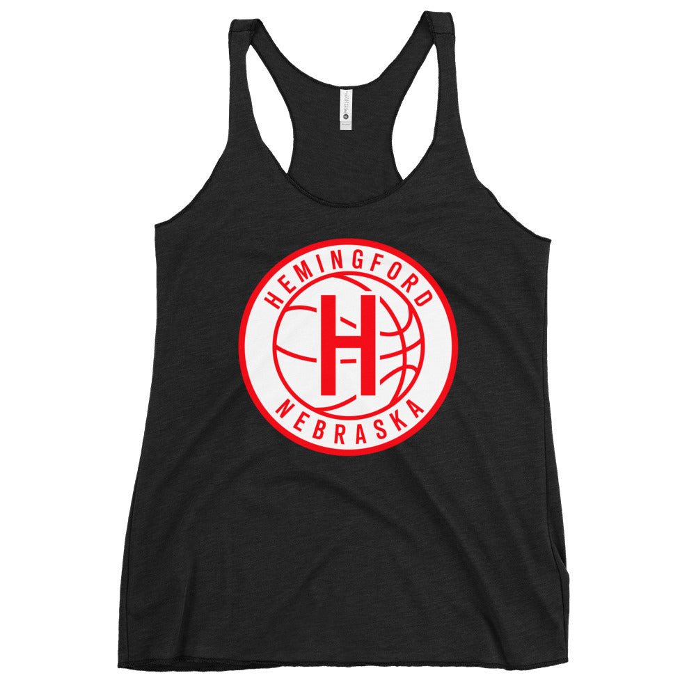 Performance | Thin Racerback Tank Top | Hemingford Bobcats | Alt Badge Logo