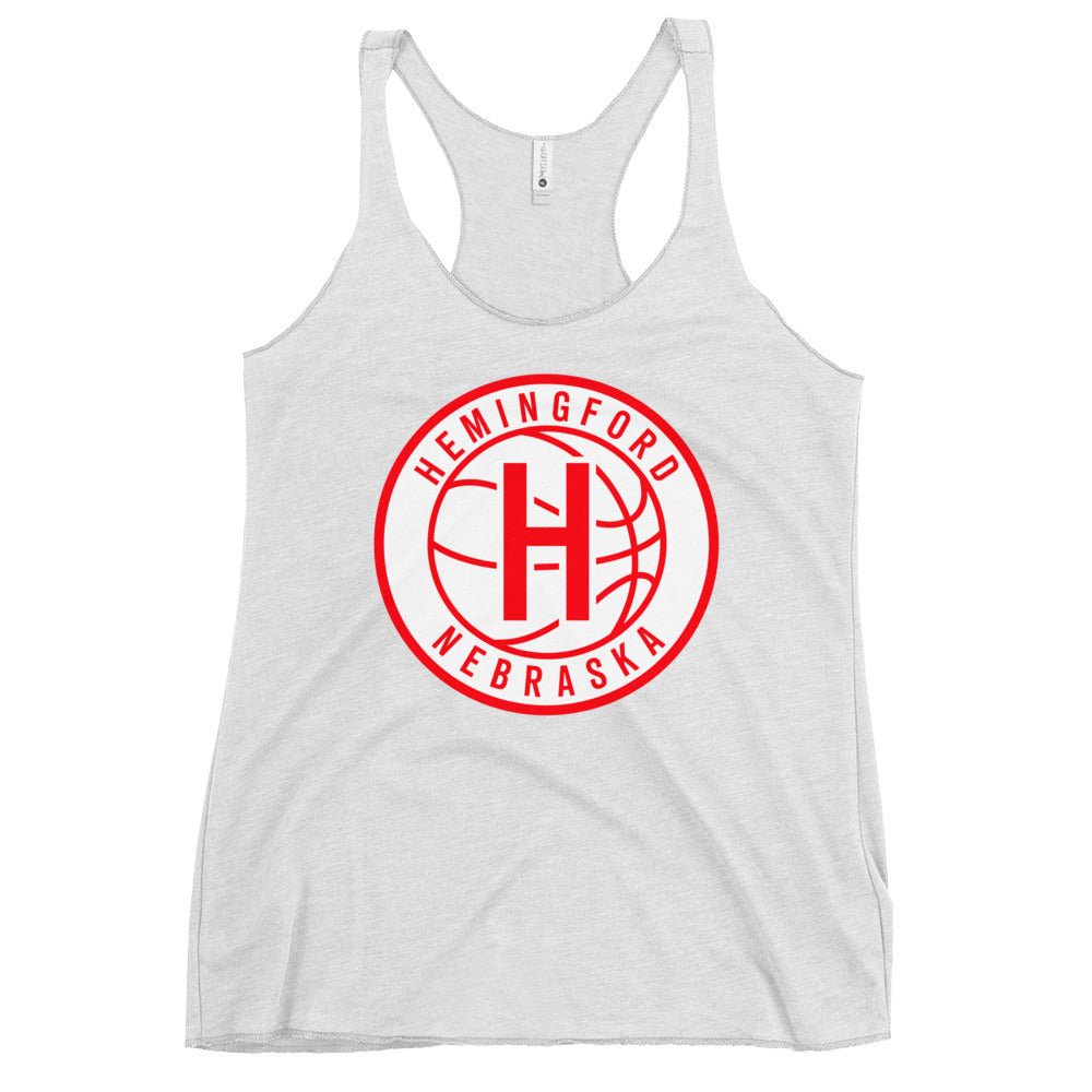 Performance | Thin Racerback Tank Top | Hemingford Bobcats | Alt Badge Logo