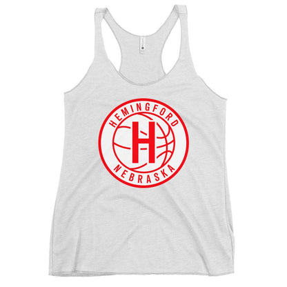 Performance | Thin Racerback Tank Top | Hemingford Bobcats | Alt Badge Logo
