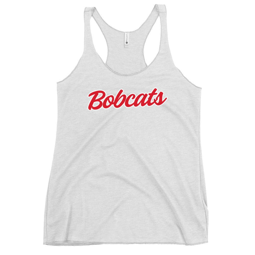 Performance | Thin Racerback Tank Top | Hemingford Bobcats | Script Logo