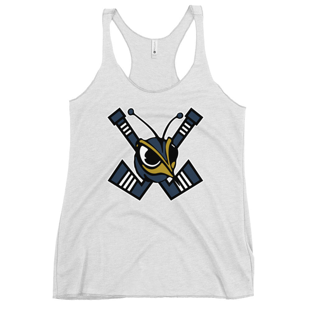 Performance | Thin Racerback Tank Top | HORNETS | Emblem Logo