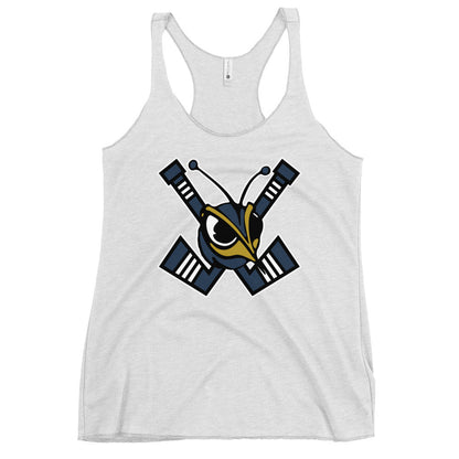 Performance | Thin Racerback Tank Top | HORNETS | Emblem Logo