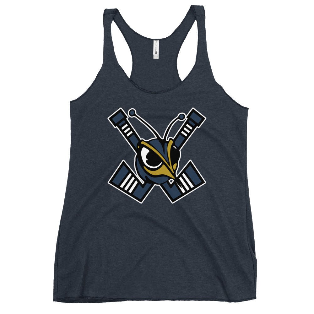 Performance | Thin Racerback Tank Top | HORNETS | Emblem Logo
