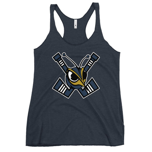 Performance | Thin Racerback Tank Top | HORNETS | Emblem Logo