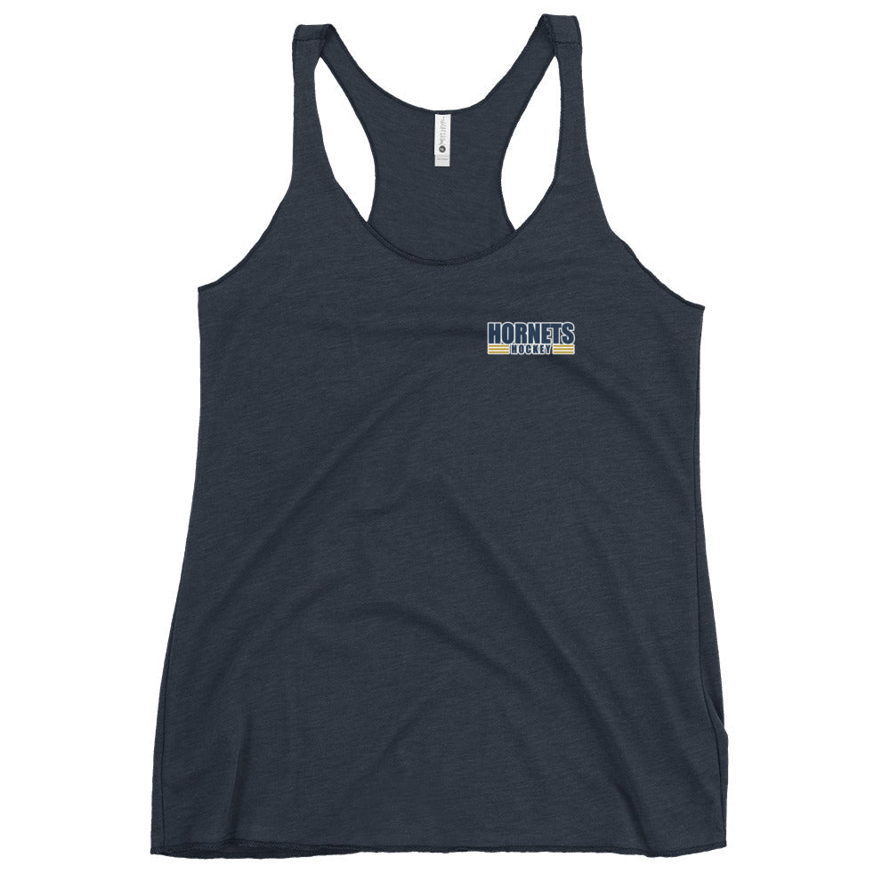Performance | Thin Racerback Tank Top | HORNETS | Modern Script Logo